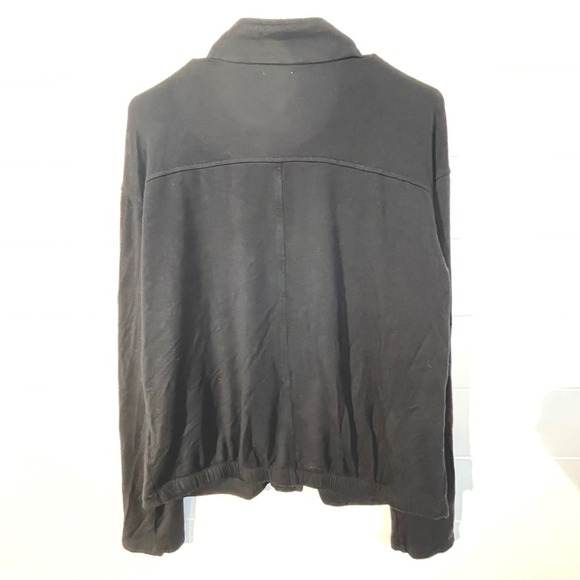 Sunday Black Zip Up Jacket with Pockets Casual Everyday Small Activewear Athlete - Picture 7 of 8